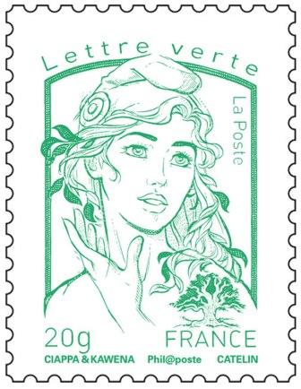 Tarif Lettre verte 2024 : quel est le prix d'un timbre vert ? - La Poste