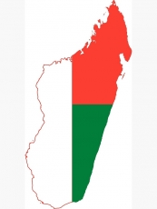 drapeau Madagascar